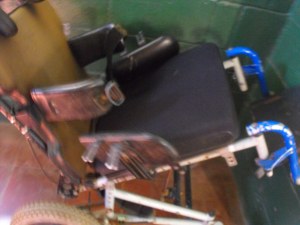 A wheelchair in Nicaragua..